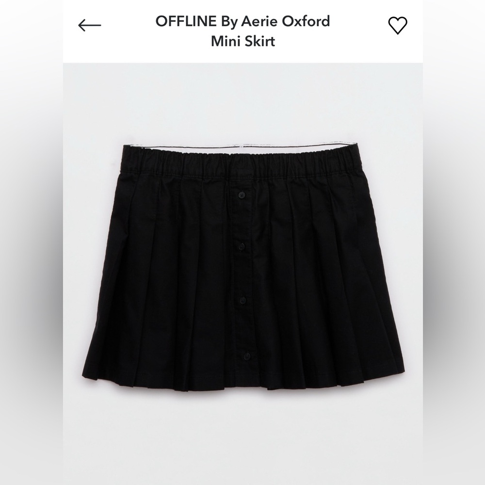 OFFLINE by Aerie Oxford Mini Skirt